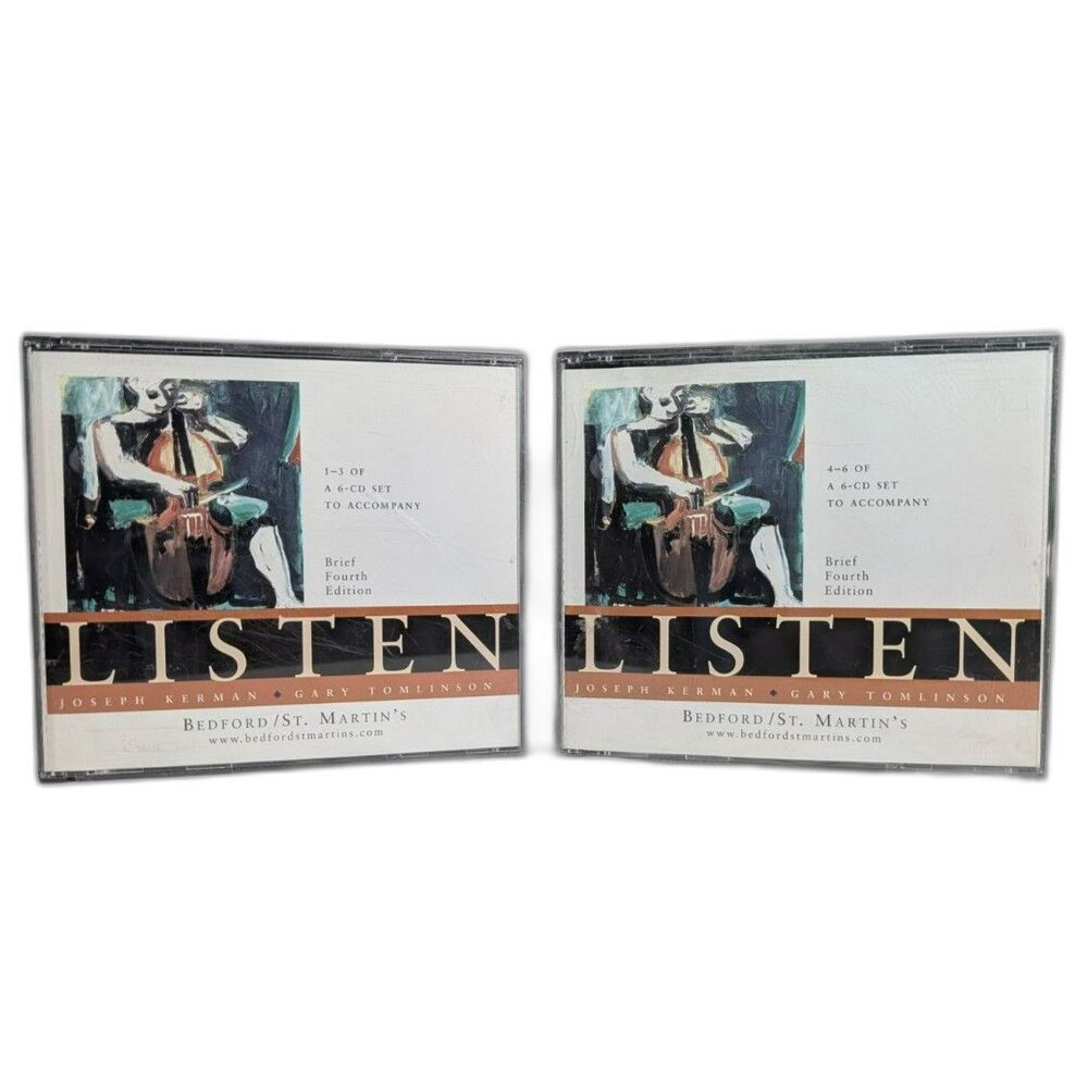 Listen Brief Fourth Edition Kerman Tomlinson Complete 6 CD Set Classical Music